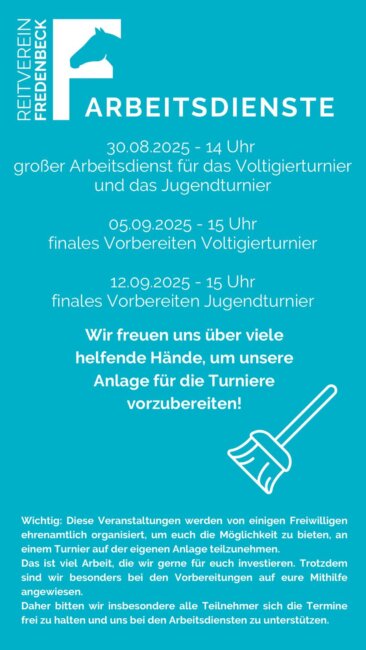 Arbeitsdienste 2025